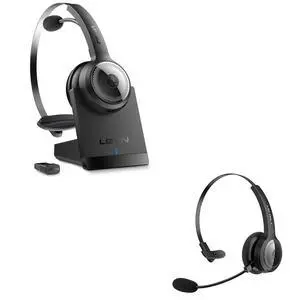 LEVN Bluetooth Headset Wireless Headset with Mic for Work