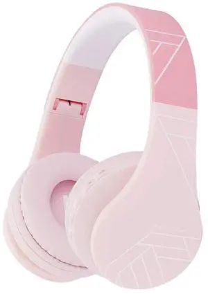 PowerLocus Bluetooth Headphones for Kids, Wireless Foldable Headphones Over Ear, Headphone with Microphone, 85DB Volume Limit, Wireless and Wired Headset with Micro SD, FM for Cellphones, Tablets, PC