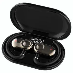 Open Ear Earbuds, Open Ear Headphones with 16mm Speakers, Bluetooth 5.4 Wireless, Biaxial Rotation, Lightweight, 20H Playtime, Over Ear Bluetooth Headphones for Running, Workout, IPX5 Waterproof