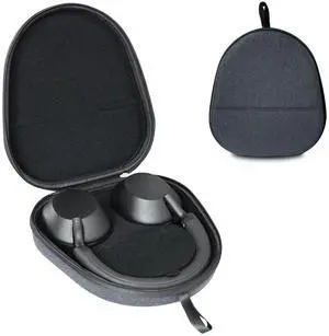 Buziba Hard Case for Sony WH-1000XM5 Noise Cancelling Headphones Protective Carrying Case Travel Portable Storage Bag with Cable Storage
