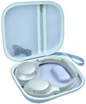 Headphone Case Compatible with BERIBES/for JBL Tune 510BT/ 720BT/ for Sony WH-CH520/ WH-CH720N/ WH-1000XM4/ for TOZO HT2 Noise Cancelling Headphones, Wireless Bluetooth Over Ear Earphone Bag (Blue)