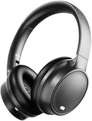 OYEALEX Active Noise Cancelling Over Ear Headphone Bluetooth Wireless Headphones with Microphone Deep Bass Foldable Comfortable Headphones for Travel/Office/Home (Black-GT10)