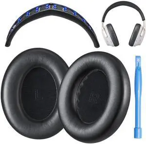 AHG Accessory House Global QC Ultra Replacement Ear pad and Headband Pad Kit Cushion Compatible with Bose QuietComfort Ultra Wireless Headphones (Black). Easy DIY Installation + Great Comfort