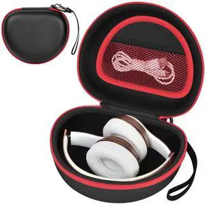 Headphone Case for Picun B8/ for Beats Solo 4/ for Picun P26/ for Beats Studio Pro/for Beats Solo3/ for Beats Studio3 On-Ear Headphones More Foldable Bluetooth Wireless Headset (Extra Large) - Black