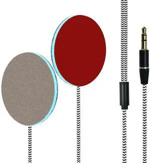 MMUSS Wired Ultra Thin 4mm Pillow Speakers Stereo,Sleeping Music Headphones for Side Sleepers(3.5mm Jack)