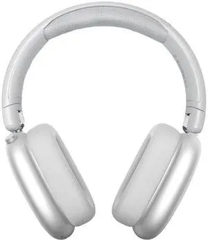 Wireless Over Ear Headphones, Bluetooth 5.4 Headphones, Built-in Mic, Hi-Res Audio, 36H Playtime, Foldable, Breathable Soft Earpads Adjustable Heads for iOS/Android/Samsung/PC - White