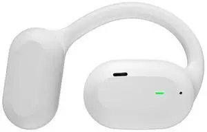 ZHFFTM Single Ear-Hook Style Wireless Bluetooth Headset, Non in Ear Headphones, Right Over-Ear Hook Sports Earphones, Touch Control Business Headsets (White)