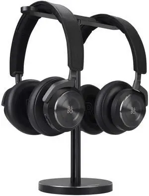 JOKItech Dual Aluminum Headphones Stand Holder, Showcase Multi Headphones with Solid Heavy Base, Compatible with Gaming Headsets and Wireless Headphone Black