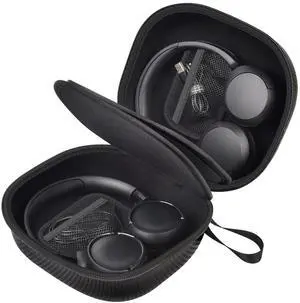 Headphone Headset Case Compatible with JBL Tune 510BT 720BT/ Sony WH-CH 720N/WH-CH520/ for Soundcore/for TOZO Etc, Double-Sided Headphone Storage for 2 Headphones -Black