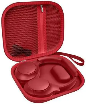 Headphone Case Compatible with BERIBES/for JBL Tune 510BT/ 720BT/ for Sony WH-CH520/ WH-CH720N/ WH-1000XM4/ for TOZO HT2 Noise Cancelling Headphones, Wireless Bluetooth Over Ear Earphone Bag (Red)