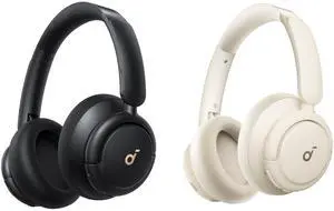Soundcore Q30 by Anker, Hybrid Active Noise Cancelling Headphones, Multiple Modes, Hi-Res Audio, Custom EQ via App, 50H Playtime, Comfortable Fit, Bluetooth, Multipoint Connection