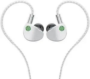 Soratune BI02 in Ear Monitors Earphones, HiFi IEM Wire Earbuds with Mic, Gaming IEM Headphones with 2Pin Detachable Cable for Singer Musicians Drummers DJ (3.5MM)