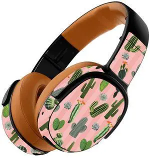 MightySkins Skin Compatible with Skullcandy Crusher 360 Wireless Headphones - Cactus Garden | Protective, Durable, and Unique Vinyl wrap Cover | Easy to Apply, Remove | Made in The USA