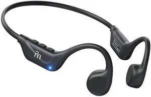 MRYTKY Bone Conduction Headphones,Open Ear Headphones Bluetooth5.4 with Mic,Wireless Headphones 10H Playtime, Waterproof Sport Headphone Suitable for Running,Cycling, Outdoor Sports Black