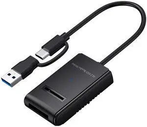 CY USB 3.0 USB-C Type-C Type-A to NVME M-Key M.2 NGFF SATA SSD Docking Horizontal External Cable Enclosure RTL9210B Chipset CY USB 3.0 USB-C Type-C Type-A to NVME M-Key M.2 NGFF SATA SSD Docking Horizontal External Cable Enclosure RTL9210B Chipset