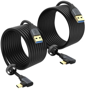 CableCreation 2 Pack USB 3.1 to USB C 5 Gbps VR Link Cable 16FT for Quest CableCreation 2 Pack USB 3.1 to USB C 5 Gbps VR Link Cable 16FT for Quest