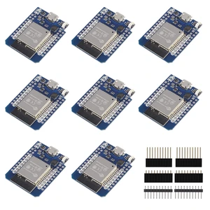 8Pcs ESP32 D1 Mini NodeMCU Board, 8Pcs MH-ET Live Mini Kit for ESP32 ESP8266 WiFi Module Bluetooth Internet of Development Board Based ESP8266 Fully Functional with Pins for WeMos D1 DIY Kit 8Pcs ESP32 D1 Mini NodeMCU Board, 8Pcs MH-ET Live Mini Kit for ESP32 ESP8266 WiFi Module Bluetooth Internet of Development Board Based ESP8266 Fully Functional with Pins for WeMos D1 DIY Kit