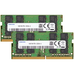 Samsung 32GB (2x16GB) DDR4 3200MHz PC4-25600 (PC4-3200AA) CL22 SODIMM 2Rx8 Dual Rank 1.2V 260-Pin Laptop, Notebook RAM Memory Samsung 32GB (2x16GB) DDR4 3200MHz PC4-25600 (PC4-3200AA) CL22 SODIMM 2Rx8 Dual Rank 1.2V 260-Pin Laptop, Notebook RAM Memory