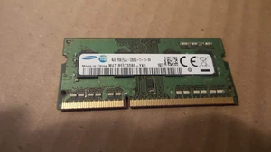 Samsung 4GB DDR3 Memory SO-DIMM 204pin PC3L-12800S 1600MHz M471B5273CH0-YK0 Samsung 4GB DDR3 Memory SO-DIMM 204pin PC3L-12800S 1600MHz M471B5273CH0-YK0