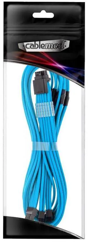 CableMod C-Series Pro ModMesh Sleeved 12V-2x6 12VHPWR StealthSense PCIe Cable for Corsair Type 5 RMX Shift (16 to 3 x 8-pin, Light Blue) CableMod C-Series Pro ModMesh Sleeved 12V-2x6 12VHPWR StealthSense PCIe Cable for Corsair Type 5 RMX Shift (16 to 3 x 8-pin, Light Blue)