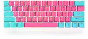 Guffercty kred 61 Keycaps 60 Percent Miami Keycaps Set PBT Keycap Backlit OEM Profile with Key Puller for Cherry MX Switches Mechanical Gaming Keyboard (Miami) Guffercty kred 61 Keycaps 60 Percent Miami Keycaps Set PBT Keycap Backlit OEM Profile with Key Puller for Cherry MX Switches Mechanical Gaming Keyboard (Miami)