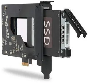 ICY DOCK 2.5 inch SATA SSD Removable Hard Drive Bay Adapter for PCIe Expansion Card Slot ^^ ExpressSlot MB839SP-B ICY DOCK 2.5 inch SATA SSD Removable Hard Drive Bay Adapter for PCIe Expansion Card Slot ^^ ExpressSlot MB839SP-B