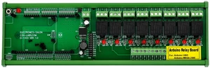 DIN Rail Mount 8 SPDT IoT Power Relay Module for Arduino MEGA2560 / UNO DIN Rail Mount 8 SPDT IoT Power Relay Module for Arduino MEGA2560 / UNO