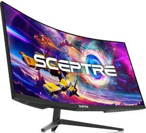 Sceptre 30-inch Curved Gaming Monitor 21:9 2560x1080 Ultra Wide/ Slim HDMI DisplayPort up to 200Hz Build-in Speakers, Metal Black (C305B-200UN1) Sceptre 30-inch Curved Gaming Monitor 21:9 2560x1080 Ultra Wide/ Slim HDMI DisplayPort up to 200Hz Build-in Speakers, Metal Black (C305B-200UN1)