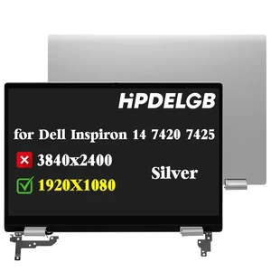 HPDELGB Replacement for Dell Inspiron 14 7420 7425 2-in-1 P161G P161G001 P161G003 HWY0J LCD Touch Screen Digitizer Assembly 14.0" 1920x1080 FHD Colour Silver HPDELGB Replacement for Dell Inspiron 14 7420 7425 2-in-1 P161G P161G001 P161G003 HWY0J LCD Touch Screen Digitizer Assembly 14.0" 1920x1080 FHD Colour Silver