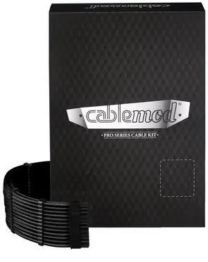 CableMod C-Series Pro ModMesh Sleeved 12V-2x6 12VHPWR Dual StealthSense Cable Kit for Corsair Type 4 RM Black Label/RMi/RMX (Black) CableMod C-Series Pro ModMesh Sleeved 12V-2x6 12VHPWR Dual StealthSense Cable Kit for Corsair Type 4 RM Black Label/RMi/RMX (Black)