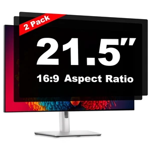 21.5 Inch Computer Privacy Screen Shield 2 Pack for 16:9 Widescreen Desktop 21.5 Inch Computer Privacy Screen Shield 2 Pack for 16:9 Widescreen Desktop