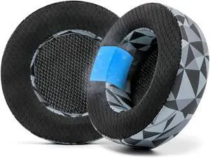 WC Freeze Virtuoso - Hybrid Fabric Cooling Gel Replacement Earpads for Corsair Virtuoso Gaming Headset, Made by Wicked Cushions, Improved Durability, Thickness and Sound Isolation ^^ Geo Grey WC Freeze Virtuoso - Hybrid Fabric Cooling Gel Replacement Earpads for Corsair Virtuoso Gaming Headset, Made by Wicked Cushions, Improved Durability, Thickness and Sound Isolation ^^ Geo Grey