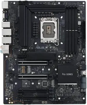 Pro WS W680-ACE Intel W680 LGA 1700 ATX Workstation Motherboard,2xPCIe 5.0x16 Slot,DDR5,ECC Memory,2x2.5 Gb LAN,3X M.2 Slots,USB 3.2 Gen 2x2 Front Panel,SlimSAS,BMC Header,Thunderbolt 4Header,ACCE Pro WS W680-ACE Intel W680 LGA 1700 ATX Workstation Motherboard,2xPCIe 5.0x16 Slot,DDR5,ECC Memory,2x2.5 Gb LAN,3X M.2 Slots,USB 3.2 Gen 2x2 Front Panel,SlimSAS,BMC Header,Thunderbolt 4Header,ACCE