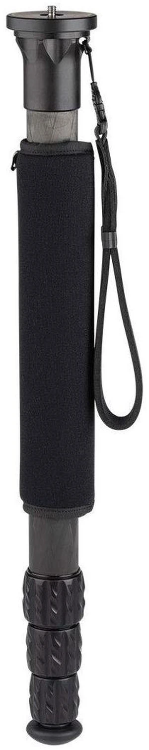 ProMediaGear TR34M 34 Series Carbon Fiber Monopod with Reversible 1/4"-20 and 3/8"-16 Threaded Adapter, 34mm Diameter, 50 lb Payload, Max Height: 63" ProMediaGear TR34M 34 Series Carbon Fiber Monopod with Reversible 1/4"-20 and 3/8"-16 Threaded Adapter, 34mm Diameter, 50 lb Payload, Max Height: 63"