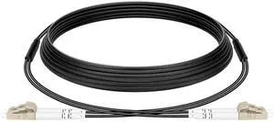 LC to LC Fiber Patch Cable Multimode 50m/160ft,2 Core TPU Outdoor Fiber Optic Cable Armored 50/125um OM3 Duplex Fiber Optic Cable OD-4mm,UPC Fiber Optic Internet Cable LC to LC Fiber Patch Cable Multimode 50m/160ft,2 Core TPU Outdoor Fiber Optic Cable Armored 50/125um OM3 Duplex Fiber Optic Cable OD-4mm,UPC Fiber Optic Internet Cable