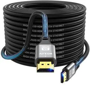 jojobnj 75 FT 4K HDMI Cable, 18Gbps High Speed HDMI 2.0, Ethernet, ARC, HDR Compatible with Xbox, PS5/PS4, HDTV, Laptop (Silver) jojobnj 75 FT 4K HDMI Cable, 18Gbps High Speed HDMI 2.0, Ethernet, ARC, HDR Compatible with Xbox, PS5/PS4, HDTV, Laptop (Silver)
