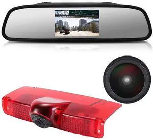 18mm Car Third Roof Top Mount Brake Lamp Light Rear View Reverse Parking Camera,replacement for Chevrolet Express GMC Chevy Savana Exporer Vans Cargo Van 2003-2018 (with 4.3 inch rear view mirror) 18mm Car Third Roof Top Mount Brake Lamp Light Rear View Reverse Parking Camera,replacement for Chevrolet Express GMC Chevy Savana Exporer Vans Cargo Van 2003-2018 (with 4.3 inch rear view mirror)