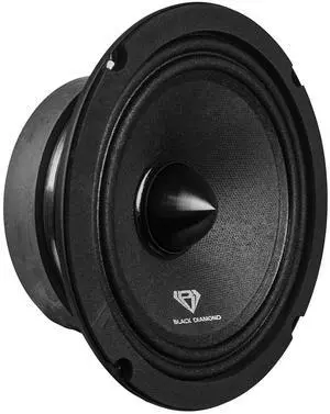 BLACK DIAMOND Dia-M6.4B Loudspeaker 6.5", Midrange with Bullet, 500W Max, 250W RMS, 4 Ohms - Premium Quality Audio Door Speakers for Car or Truck Stereo Sound System (1 Speaker) BLACK DIAMOND Dia-M6.4B Loudspeaker 6.5", Midrange with Bullet, 500W Max, 250W RMS, 4 Ohms - Premium Quality Audio Door Speakers for Car or Truck Stereo Sound System (1 Speaker)