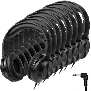 Anrgterg 8 Pack Classroom Headphones, Adjustable On-Ear School Headsets Anrgterg 8 Pack Classroom Headphones, Adjustable On-Ear School Headsets