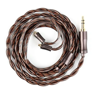 KBEAR Cadence IEMs Cable, 6N High-Purity Copper Silver-Plated HiFi Headphone Cable, Ultra-Strong Anti-Interference, Three-Frequency Balance, 3.5/4.4mm Plug Optional, 3.94ft/120cm (Bronze, MMCX 3.5MM) KBEAR Cadence IEMs Cable, 6N High-Purity Copper Silver-Plated HiFi Headphone Cable, Ultra-Strong Anti-Interference, Three-Frequency Balance, 3.5/4.4mm Plug Optional, 3.94ft/120cm (Bronze, MMCX 3.5MM)