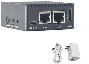 NanoPi R3S-LTS RK3566 Dual GbE 2GB RAM 4K HD MI Output USB 3.0 - Perfect for Home Server/Network Storage/Soft Router (Metal Case Kit with Power,2GB RAM + 0GB eMMC) NanoPi R3S-LTS RK3566 Dual GbE 2GB RAM 4K HD MI Output USB 3.0 - Perfect for Home Server/Network Storage/Soft Router (Metal Case Kit with Power,2GB RAM + 0GB eMMC)
