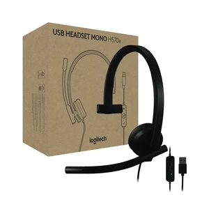 Logitech H570e USB Headset with Microphone, PC and Mac - Black Logitech H570e USB Headset with Microphone, PC and Mac - Black