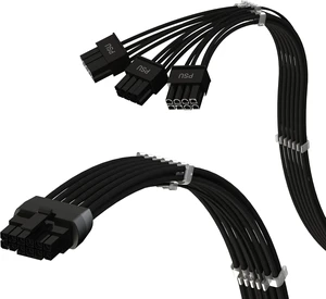 LINKUP 12VHPWR GPU Power Cable ^^ for ASUS PSUs, Straight ^^ 70cm LINKUP 12VHPWR GPU Power Cable ^^ for ASUS PSUs, Straight ^^ 70cm