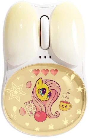 My Little Pony M01 Silent Wireless Mouse, Quiet Clicks, 3 Adjustable DPI (800/1200/1600), Dual-Mode (2.4GHz/Bluetooth), Ergonomic for Mac/Windows (Cream) My Little Pony M01 Silent Wireless Mouse, Quiet Clicks, 3 Adjustable DPI (800/1200/1600), Dual-Mode (2.4GHz/Bluetooth), Ergonomic for Mac/Windows (Cream)