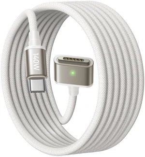 LISEN MacBook Air Charger Magnetic 140W Magsafe 3 Cable, Starlight 6.6FT LISEN MacBook Air Charger Magnetic 140W Magsafe 3 Cable, Starlight 6.6FT