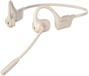 LOBKIN Open Ear Headphones with Mic, Bluetooth Headset with Noise Cancelling Microphone and Multipoint Connect, Wireless Bluetooth 5.3 Headset for Work Call Meeting Driving(Beige) LOBKIN Open Ear Headphones with Mic, Bluetooth Headset with Noise Cancelling Microphone and Multipoint Connect, Wireless Bluetooth 5.3 Headset for Work Call Meeting Driving(Beige)
