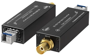 Mini 12G-SDI Fiber Extender 1CH 20km 4K w/Audio 5V DC for Broadcast/Surveillance Mini 12G-SDI Fiber Extender 1CH 20km 4K w/Audio 5V DC for Broadcast/Surveillance