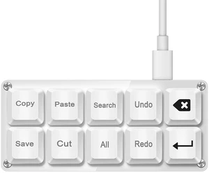 Mini 10-Key Copy Paste Programmable Keyboard Hotswappable Mechanical Switch Mini 10-Key Copy Paste Programmable Keyboard Hotswappable Mechanical Switch