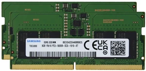 Samsung 16GB (2x8GB) DDR5 5600MHz PC5-44800 SODIMM 1Rx16 CL46 1.1v M425R1GB4PB0-CWM RAM Memory Laptop Notebook Module Upgrade Samsung 16GB (2x8GB) DDR5 5600MHz PC5-44800 SODIMM 1Rx16 CL46 1.1v M425R1GB4PB0-CWM RAM Memory Laptop Notebook Module Upgrade