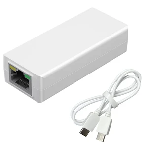 PoE to USB C Converter, USB-C to Ethernet Adapter with 10W Charging PoE to USB C Converter, USB-C to Ethernet Adapter with 10W Charging